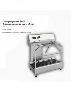 Санпропускник FELETI SO-1 (станция гигиены рук и обуви) – купить в Ижевске по цене завода