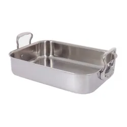 Купить лоток для жарки 35х25см h8см, с ручками, серия affinity, нерж.сталь 3727.35 – цена от завода, доставка до двери | RuOborudovanie.ru