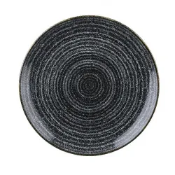 Купить тарелка мелкая 28,8см, без борта, цвет charcoal black, studio prints spcbev111 – цена от завода, доставка до двери | RuOborudovanie.ru