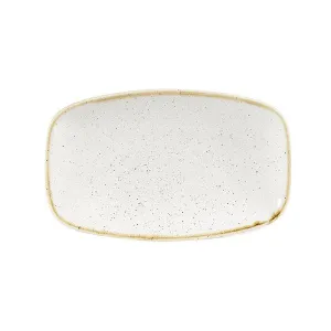 Блюдо прямоугольное 20Х12,1СМ, без борта, Stonecast, цвет Barley White Swhsxo71 – купить по цене завода