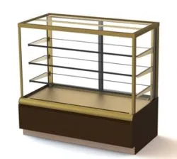 Купить витрина кондитерская полюс kc70 vm 0,9-1 0102-0109 (вхсв-0,9д carboma cube) корич.-золотой 1801933p – цена от завода, доставка до двери | RuOborudovanie.ru