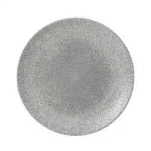 Тарелка мелкая 26СМ, без борта, цвет Raku Jasper Grey, Studio Prints Rkgjev101 – купить по цене завода