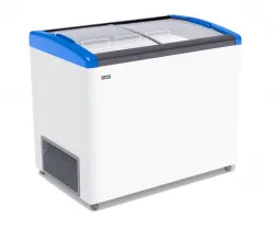 Купить ларь морозильный frostor gellar fg375e гнутое стекло синий – цена от завода, доставка до двери | RuOborudovanie.ru