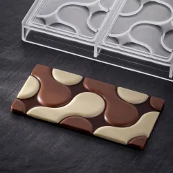 Купить форма для шок. "chocolate bar flow" 154х77мм h8мм, 100гр, 3 ячейки, п/к pc5007fr – цена от завода, доставка до двери | RuOborudovanie.ru