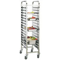 Купить шпилька для гастроемкостей gn 1/1 starfood yc-215m1, 15 уровней, на колесах, разборная в Ижевске – цена завода, доставка до двери | RuOborudovanie.ru