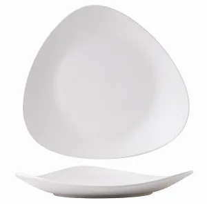 Тарелка треугольная мелкая 35Х32,5СМ, меламин, Lotus Melamine, цвет White Zplwlp41 – купить по цене завода