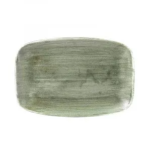 Блюдо прямоугольное Chefs 35,5Х24,5СМ, без борта, Stonecast Patina, цвет Burnished Green Pabgxp141 – купить по цене завода