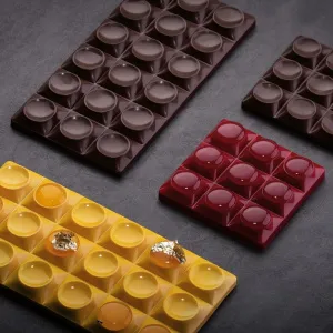 Форма для шок. "Chocolate Bar Bricks Mini" 70Х70ММ H10,5Мм, 50ГР, 6 ячеек, п/к Pc5013Fr – купить в Ижевске по цене завода
