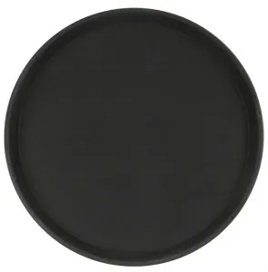 Поднос прорезиненный круглый 400х25 мм черный [1600CT Black] – купить в Ижевске по цене завода