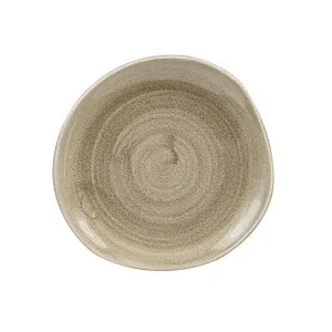Тарелка мелкая "ВОЛНА" 18,6СМ, без борта, Stonecast Patina, цвет Antique Taupe Paatog71 – купить по цене завода