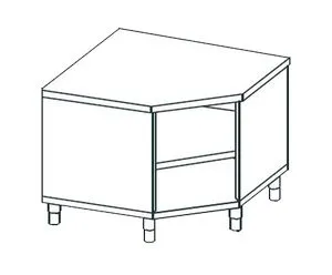 Стол угловой открытый Apach Chef Line Lwt711Sh2 – купить в Ижевске по цене завода
