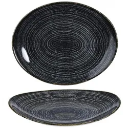 Блюдо овальное 31,7Х25,5СМ, без борта, цвет Charcoal Black, Studio Prints Spcbop121 – купить в RuOborudovanie.ru с доставкой до двери Купить блюдо овальное 31,7х25,5см, без борта, цвет charcoal black, studio prints spcbop121 – цена от завода, доставка до двери | RuOborudovanie.ru