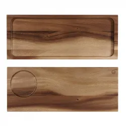 Купить блюдо деревянное 41х16,5см, двухстороннее, buffet wood zcawlwsb1 в Ижевске – цена завода, доставка до двери | RuOborudovanie.ru