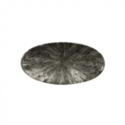 Купить блюдо овальное chefs 29,9х15см, без борта, цвет stone quartz black, studio prints stqbov301 – цена от завода, доставка до двери | RuOborudovanie.ru