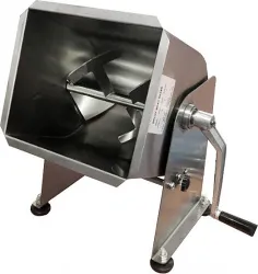 Купить фаршемешалка kocateq fme20t ручная 20 л c откидным бункером, 1 осью и подкл. к приводу g12 в Ижевске – цена завода, доставка до двери | RuOborudovanie.ru