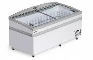Бонета-ларь с гнутым стеклом снеж Bonvini Bfg 1850 торц серая отделка – купить в Ижевске по цене завода