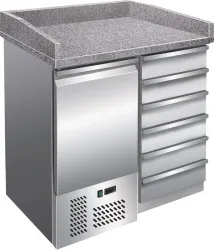 Купить стол для пиццы koreco spz4001 (+2/+8) столеш.гранит 300л, 1дверь, 995х700х1020 в Ижевске – цена завода, доставка до двери | RuOborudovanie.ru
