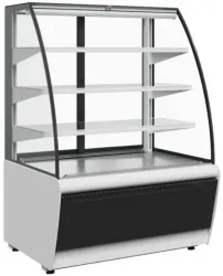 Купить витрина кондитерская полюс kc70 vm 0,6-2 standard 9006-9005 (вхсв-0,6д carboma открытая) техно – цена от завода, доставка до двери | RuOborudovanie.ru