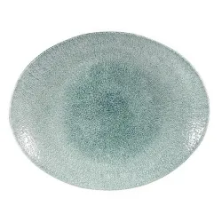 Купить блюдо овальное 27х22,9см, без борта, цвет raku jade green, studio prints rkjgop581 – цена от завода, доставка до двери | RuOborudovanie.ru