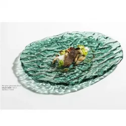 Блюдо овальное презентационное стеклянное МОРЕ зеленое 28Х25СМ, Mar-Green Xglas-2825V – купить в RuOborudovanie.ru с доставкой до двери Купить блюдо овальное презентационное стеклянное море зеленое 28х25см, mar-green xglas-2825v – цена от завода, доставка до двери | RuOborudovanie.ru