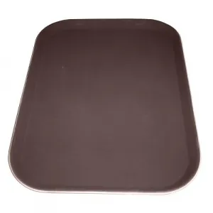 Поднос 30,5Х41,5см серия Jiwins Jw-R1216Ct-Br, коричневый, прорезиненный прямоугольный – купить в Ижевске по цене завода