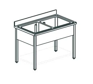 Ванна моечная Apach Chef Line L2S146-54 – купить по цене завода
