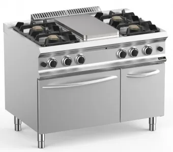 Плита со сплошной поверхностью газовая 700 серии Apach Chef Line GLRSTG117R4FGP – купить по цене завода