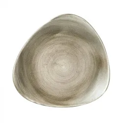 Купить тарелка мелкая треугольная 26,5см, без борта, stonecast patina, цвет antique taupe paattr101 – цена от завода, доставка до двери | RuOborudovanie.ru