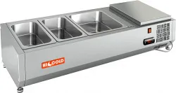 Купить витрина для ингридиентов hicold vrto 1000 для стола hicold pze3 в Ижевске – цена завода, доставка до двери | RuOborudovanie.ru