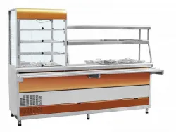 Купить прилавок-витрина abat пвхм-70кму арт.21000002763 мини холодильный+мармит в Ижевске – цена завода, доставка до двери | RuOborudovanie.ru