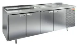 Купить стол для салатов hicold sl2-1111gn (1/6) (+2+10), 4 двери, 2280х700х850мм – цена от завода, доставка до двери | RuOborudovanie.ru