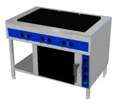 Купить плита электрическая c 6 конфорками metos futurarp6/220 (3752004) с духовым шкафом, напольная – цена от завода, доставка до двери | RuOborudovanie.ru