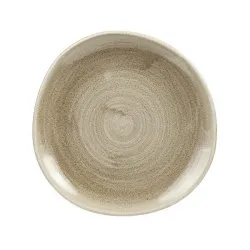 Тарелка мелкая "ВОЛНА" 21СМ, без борта, Stonecast Patina, цвет Antique Taupe Paatog81 – купить в RuOborudovanie.ru с доставкой до двери Купить тарелка мелкая "волна" 21см, без борта, stonecast patina, цвет antique taupe paatog81 – цена от завода, доставка до двери | RuOborudovanie.ru