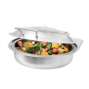 Мармит-чафиндиш Rosseto Sm289 нерж.сталь без базы круглый Multi-Chef D42хH17см настольн. – купить в Ижевске по цене завода