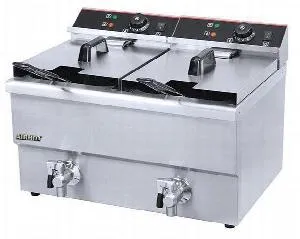 Фритюрница Airhot EF12+12 с краном на 12л, 6.5кВт, настольн. электр. – купить в Ижевске по цене завода