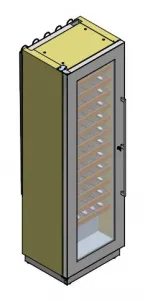 Шкаф винный статический Enofrigo Miami Medium Rf T + 3 Dr белый – купить в Ижевске по цене завода