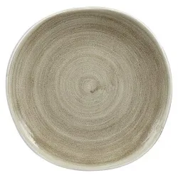 Тарелка мелкая "ВОЛНА" 26,4СМ, без борта, Stonecast Patina, цвет Antique Taupe Paatog101 – купить в RuOborudovanie.ru с доставкой до двери Купить тарелка мелкая "волна" 26,4см, без борта, stonecast patina, цвет antique taupe paatog101 – цена от завода, доставка до двери | RuOborudovanie.ru