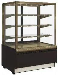 Купить витрина холодильная кондитерская kc70 vv 1,3-1 standard 0102-0109 (вхсв-1,3д carboma cube люкс) – цена от завода, доставка до двери | RuOborudovanie.ru