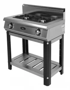 Плита газовая Grill Master Ф2ЖТЛПГ ГАЗ (50014) на подставке 2конф.чугун 13кВт 800х500х1050 – купить в Ижевске по цене завода
