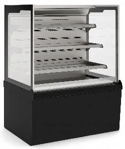 Витрина кондитерская Es system k Carina 06 Self открытая 1,4 черная/серая – купить по цене завода