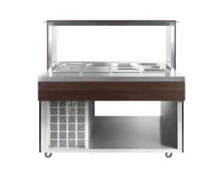 Купить салат-бар тепловой luxstahl сбт-1500 – цена от завода, доставка до двери | RuOborudovanie.ru