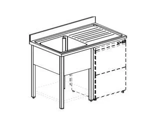 Ванна моечная Apach Chef Line L2S206-54Rwshd – купить по цене завода