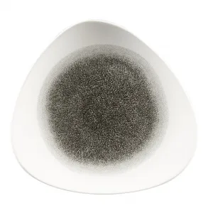 Тарелка мелкая треугольная 31,1СМ, без борта, цвет Raku Quartz Black, Studio Prints Rkbqtr121 – купить по цене завода