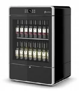 Шкаф винный Enofrigo I.Am H1200 стат. , черный, рамка серебр., 2 полки S1S1Na+1/Ga89430001 – купить по цене завода