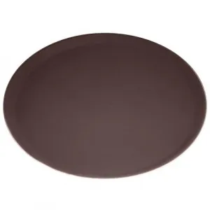 Поднос D 35,5см серия Jiwins Jw-R1400Ct-Br, коричневый, прорезиненный круглый – купить в Ижевске по цене завода