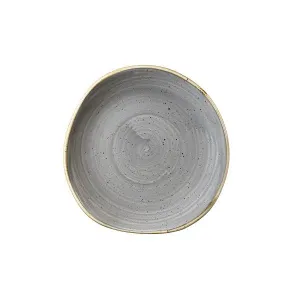 Тарелка мелкая "ВОЛНА" 18,6СМ, без борта, Stonecast, цвет Peppercorn Grey Spgsog71 – купить по цене завода