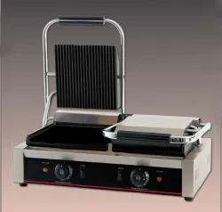 Купить гриль контактный kocateq gh813ec 2-х секц. с верхн.ребристыми и нижн.плоскими пластинами в Ижевске – цена завода, доставка до двери | RuOborudovanie.ru
