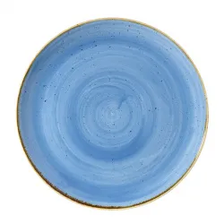 Купить тарелка мелкая 26см, без борта, stonecast, цвет cornflower blue scfsev101 – цена от завода, доставка до двери | RuOborudovanie.ru