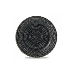 Купить тарелка мелкая 21см, с бортом, цвет charcoal black, studio prints spcbvp81 – цена от завода, доставка до двери | RuOborudovanie.ru