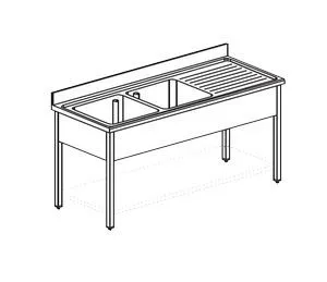 Ванна моечная Apach Chef Line L2S197-65Rwsh – купить по цене завода
